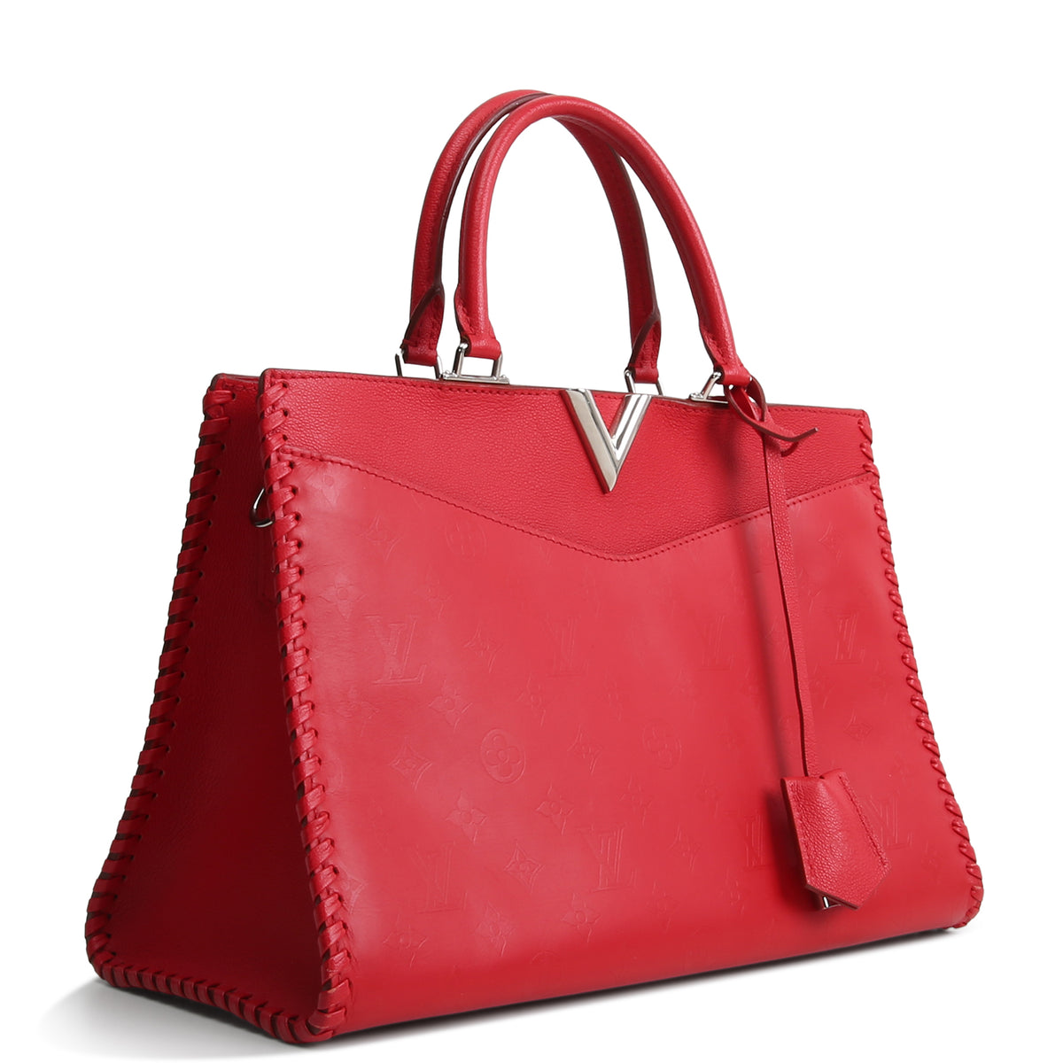 LOUIS VUITTON Monogram Very Zipped Tote - Red