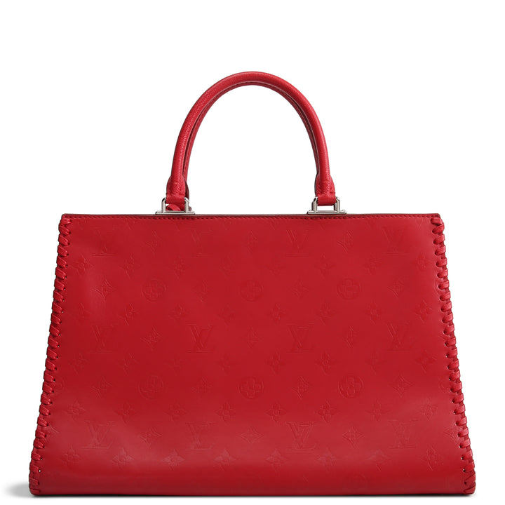 LOUIS VUITTON Monogram Very Zipped Tote - Red