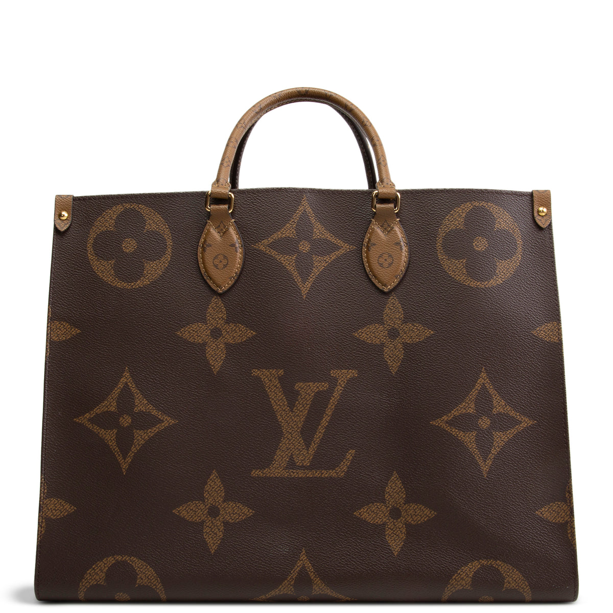LOUIS VUITTON Giant Monogram Reverse OnTheGo GM
