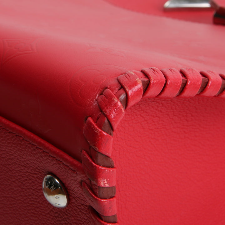 LOUIS VUITTON Monogram Very Zipped Tote - Red