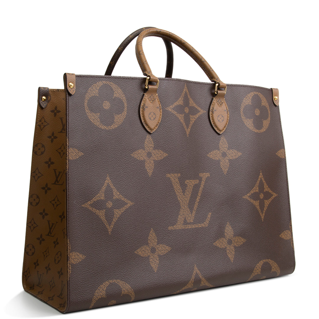 LOUIS VUITTON Giant Monogram Reverse OnTheGo GM