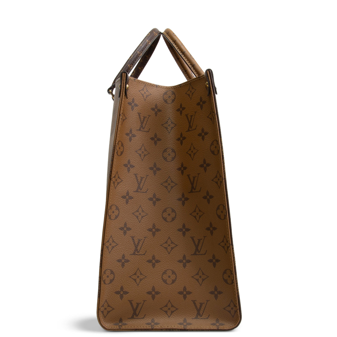 LOUIS VUITTON Giant Monogram Reverse OnTheGo GM