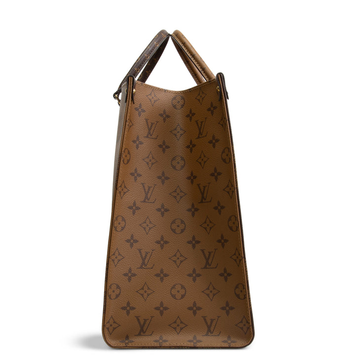 LOUIS VUITTON Giant Monogram Reverse OnTheGo GM