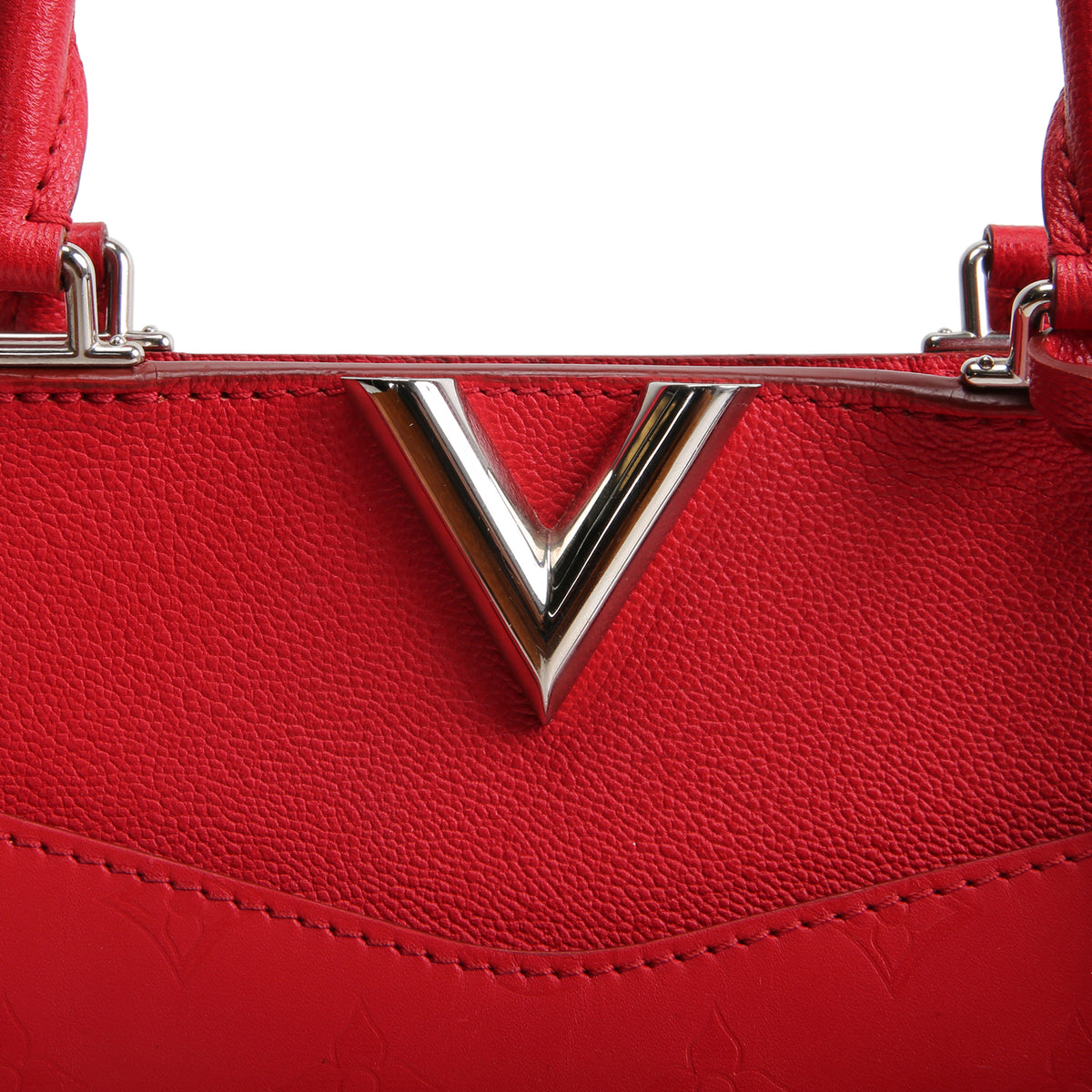 LOUIS VUITTON Monogram Very Zipped Tote - Red