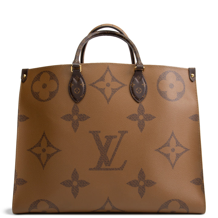 LOUIS VUITTON Giant Monogram Reverse OnTheGo GM