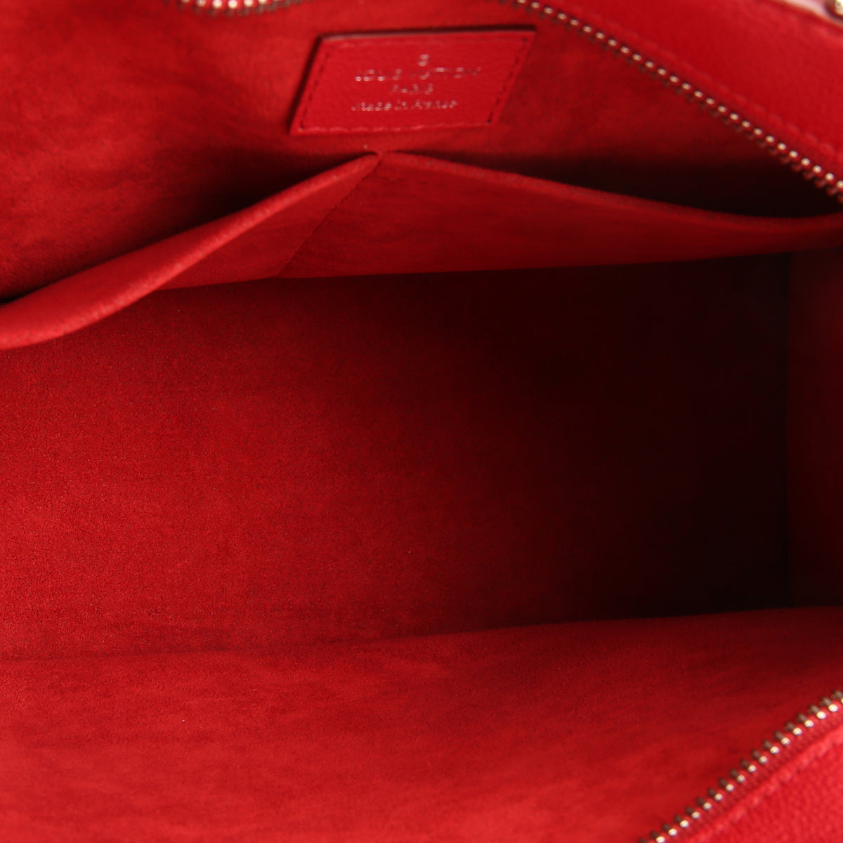 LOUIS VUITTON Monogram Very Zipped Tote - Red