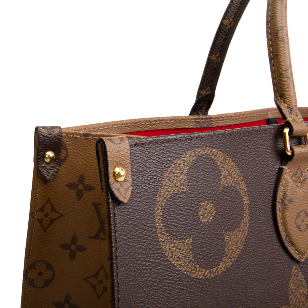 LOUIS VUITTON Giant Monogram Reverse OnTheGo GM