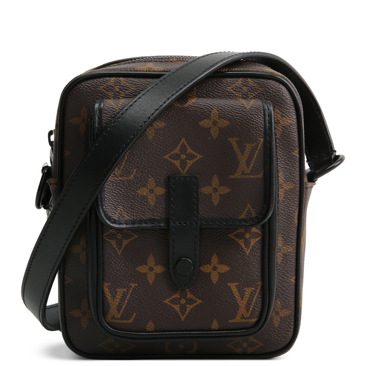 LOUIS VUITTON Monogram Macassar Mini Christopher Wearable Wallet