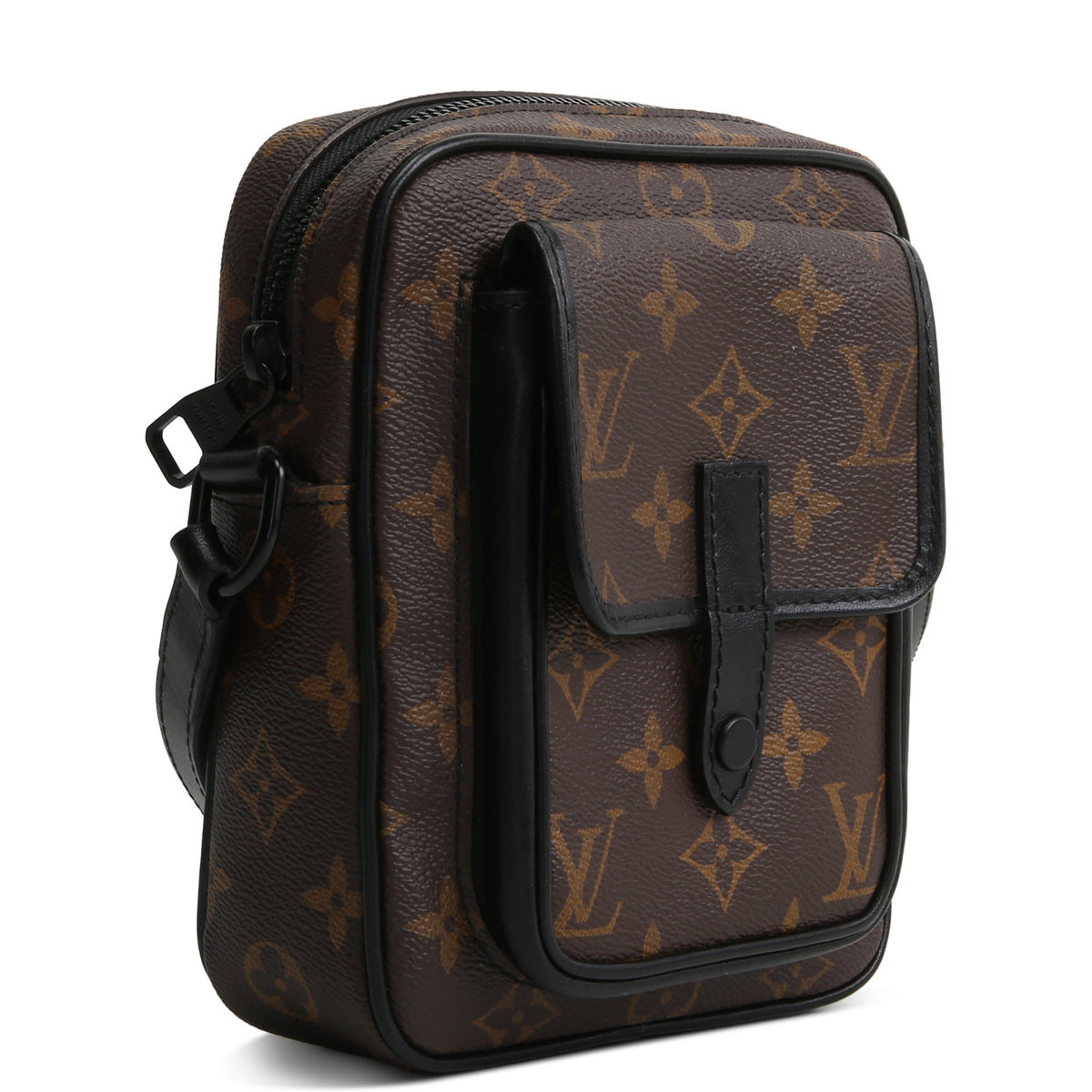 LOUIS VUITTON Monogram Macassar Mini Christopher Wearable Wallet