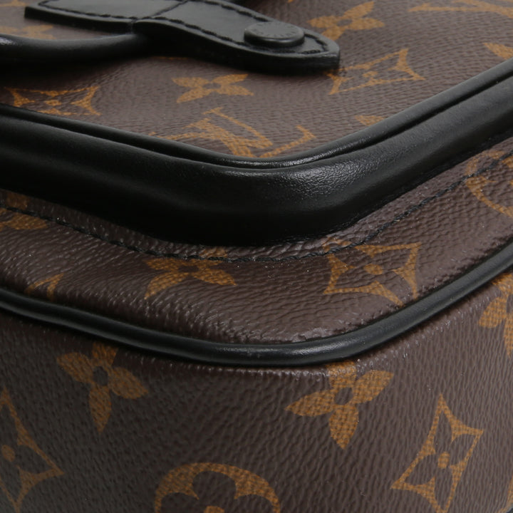 LOUIS VUITTON Monogram Macassar Mini Christopher Wearable Wallet
