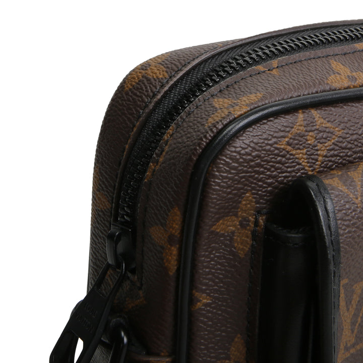 LOUIS VUITTON Monogram Macassar Mini Christopher Wearable Wallet