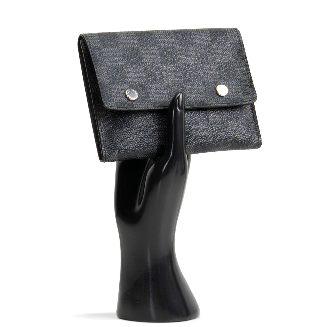LOUIS VUITTON Damier Graphite Modulable Compact Wallet