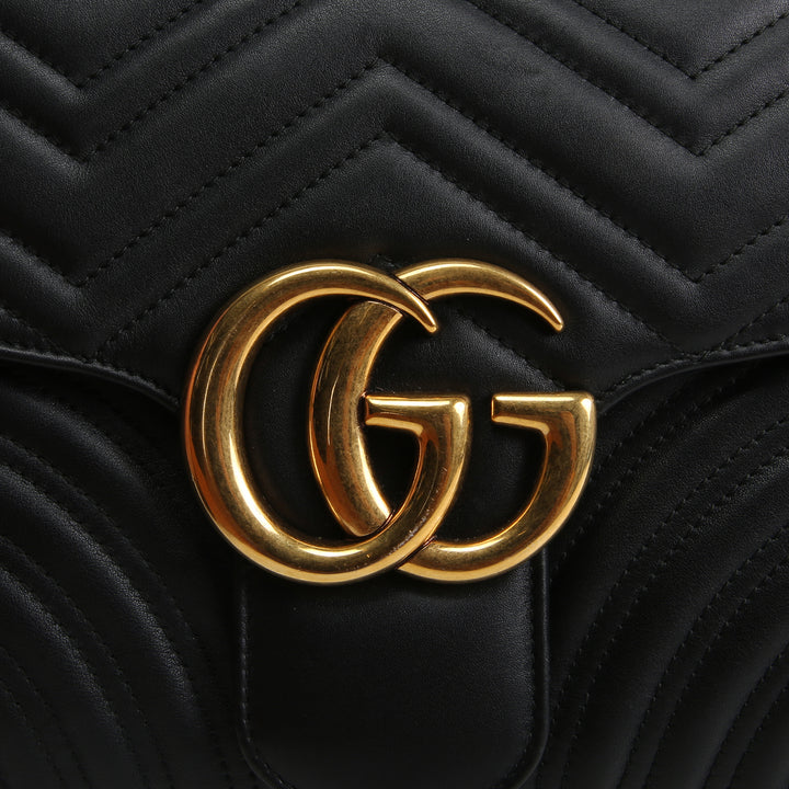 Gucci Matelasse Medium GG Marmont Shoulder Bag