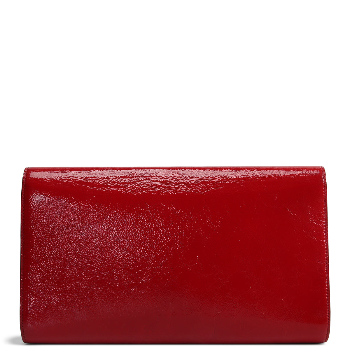 SAINT LAURENT Patent Leather Belle De Jour Clutch