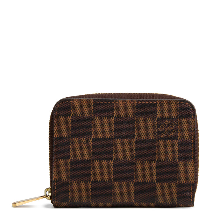 LOUIS VUITTON Damier Ebene Zippy Coin Purse