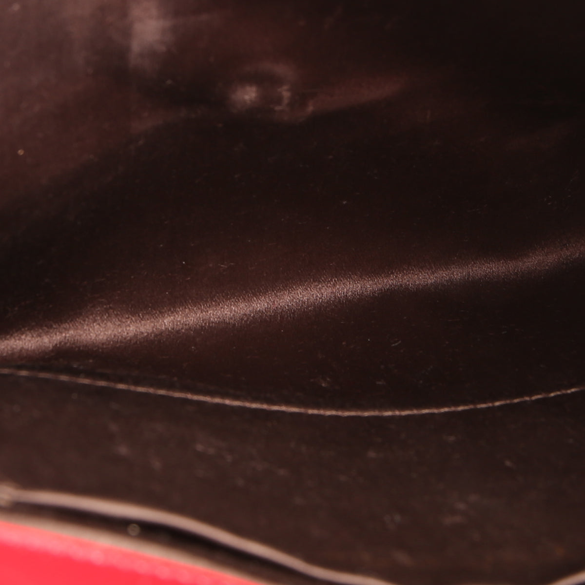 SAINT LAURENT Patent Leather Belle De Jour Clutch