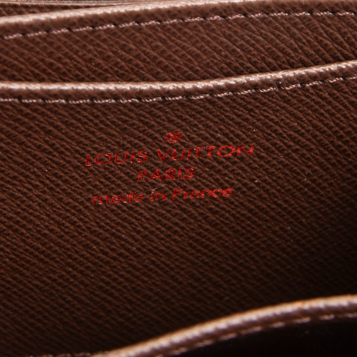 LOUIS VUITTON Damier Ebene Zippy Coin Purse