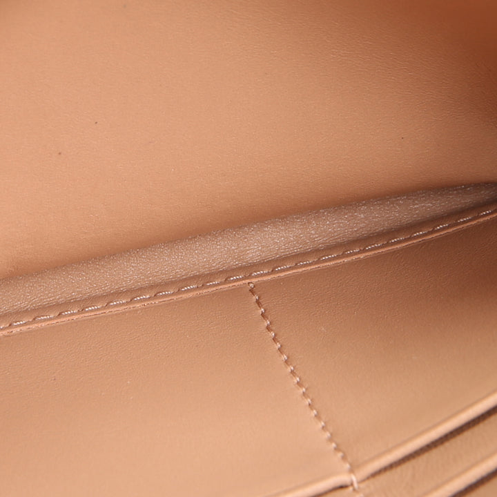 PRADA Saffiano Lux Leather Continental Wallet - Powder Pink OUTLET FINAL SALE