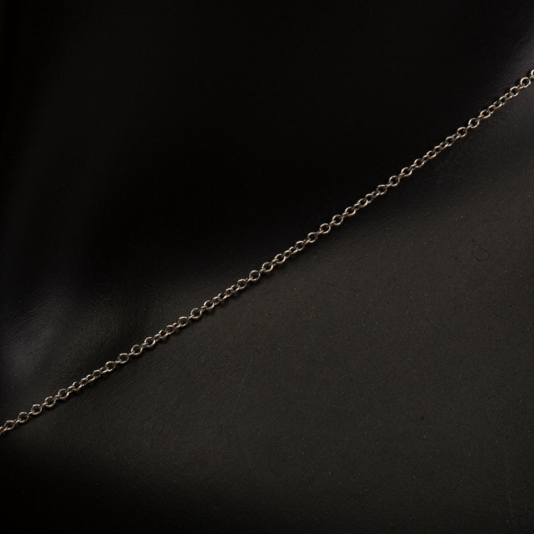 TIFFANY & CO. Platinum Diamond Key Star Pendant Necklace