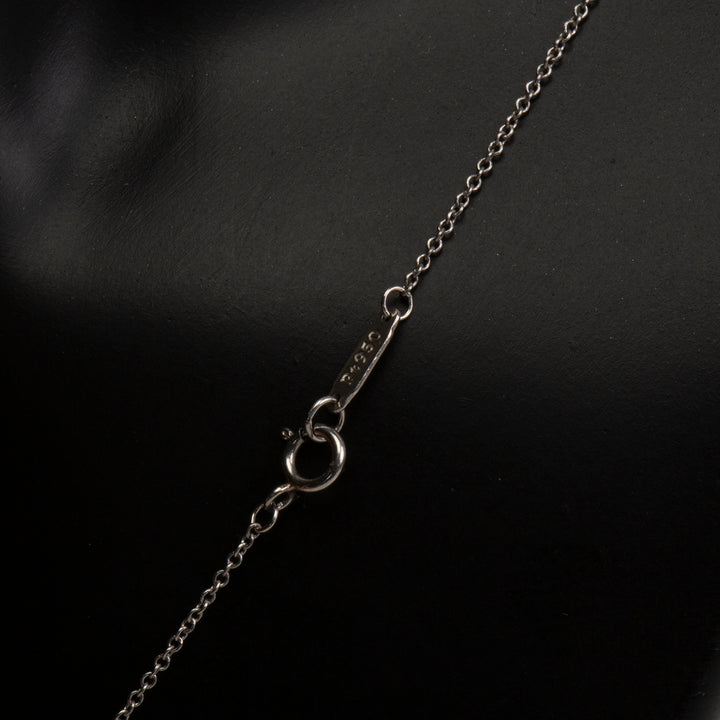 TIFFANY & CO. Platinum Diamond Key Star Pendant Necklace