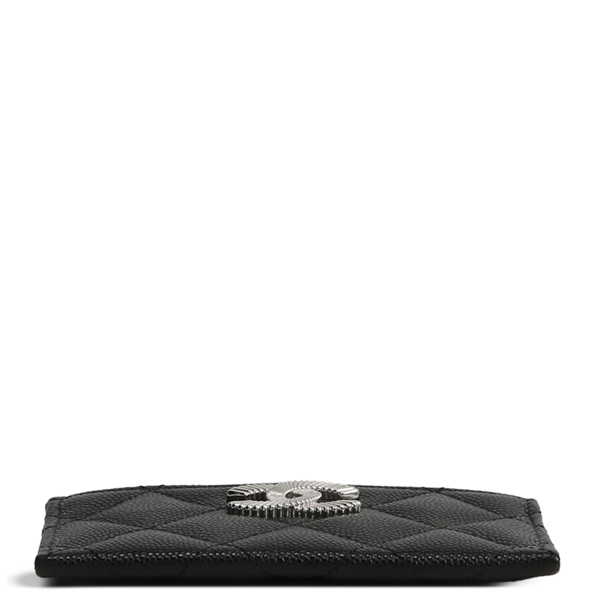 CHANEL CC Card Holder - Quilted Caviar