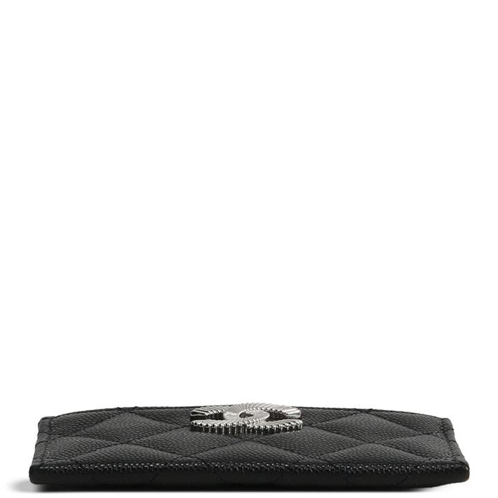 CHANEL CC Card Holder - Quilted Caviar