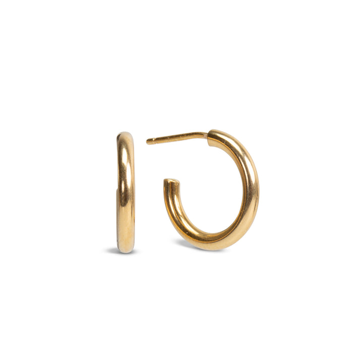 TIFFANY & CO. 1/2 Inch Hoop Earrings Pair