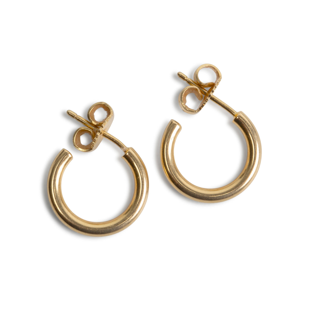 TIFFANY &amp; CO. 1/2 Inch Hoop Earrings Pair