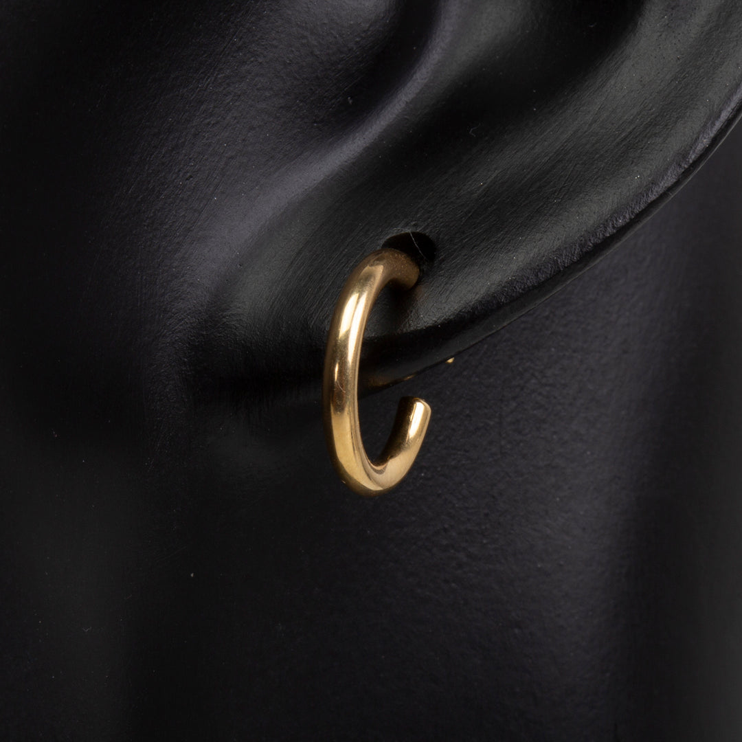 TIFFANY & CO. 1/2 Inch Hoop Earrings Pair