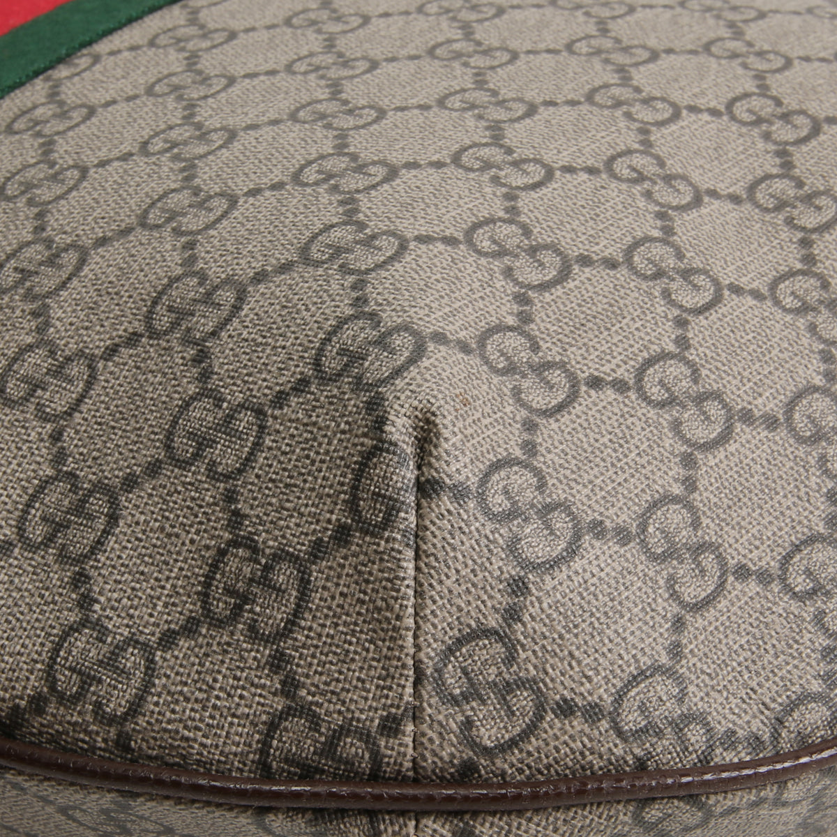 GUCCI GG Supreme Ophidia Half Moon Hobo - Large