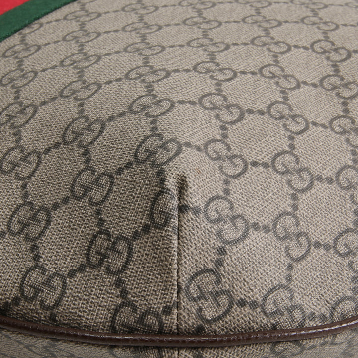 GUCCI GG Supreme Ophidia Half Moon Hobo - Large