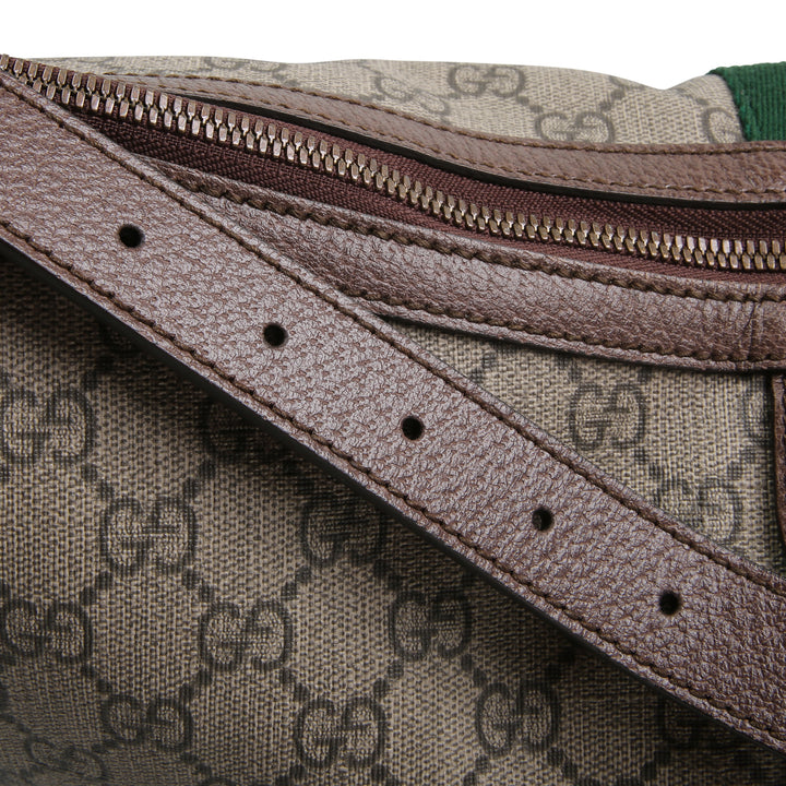 GUCCI GG Supreme Ophidia Half Moon Hobo - Large