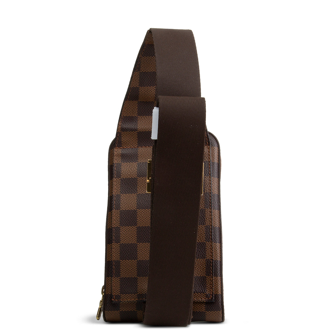LOUIS VUITTON Damier Ebene Geronimos Sling Bag