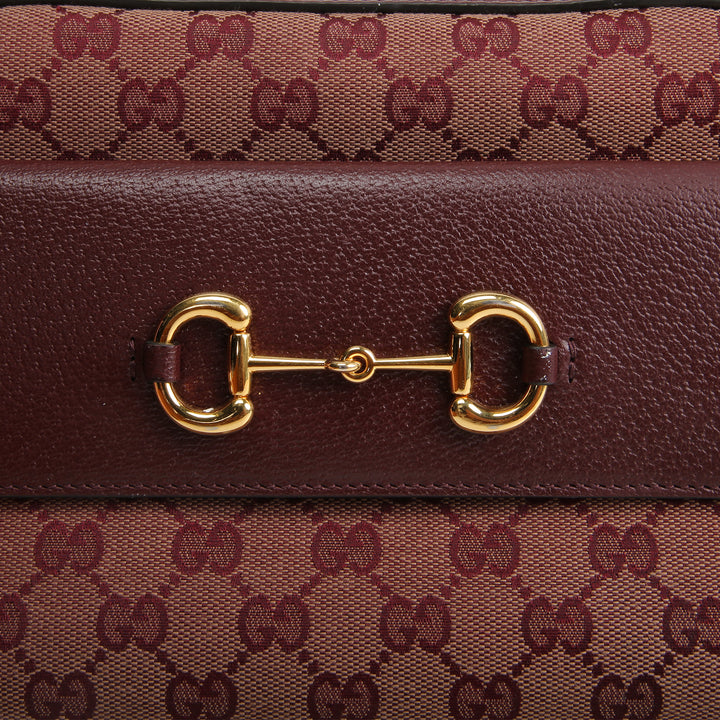 GUCCI GG Canvas Horsebit 1955 Small