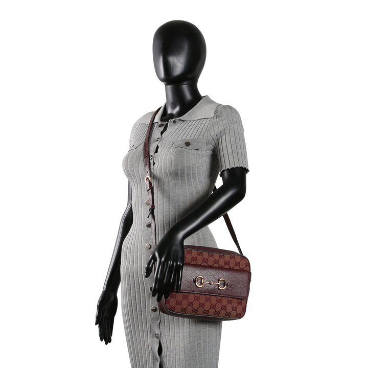 GUCCI GG Canvas Horsebit 1955 Small