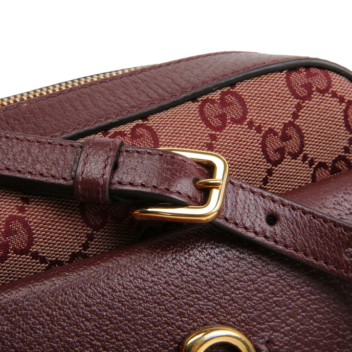 GUCCI GG Canvas Horsebit 1955 Small