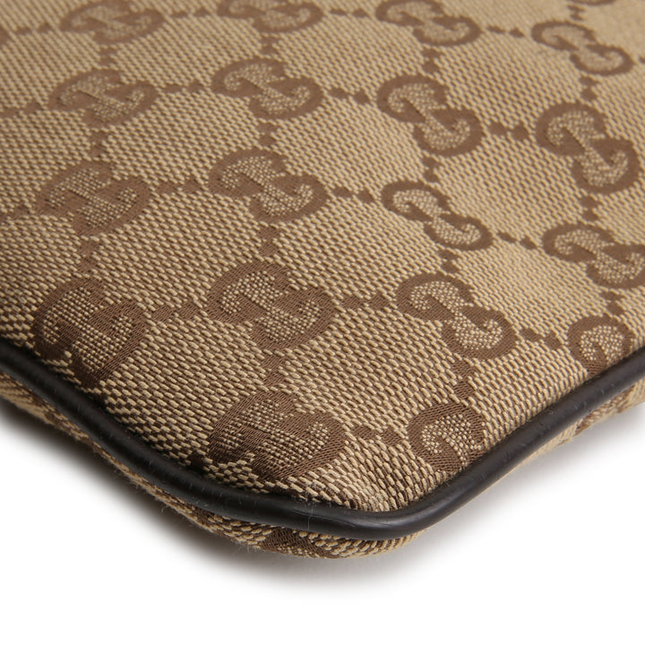 GUCCI GG Canvas Web Strap Messenger Bag OUTLET FINAL SALE