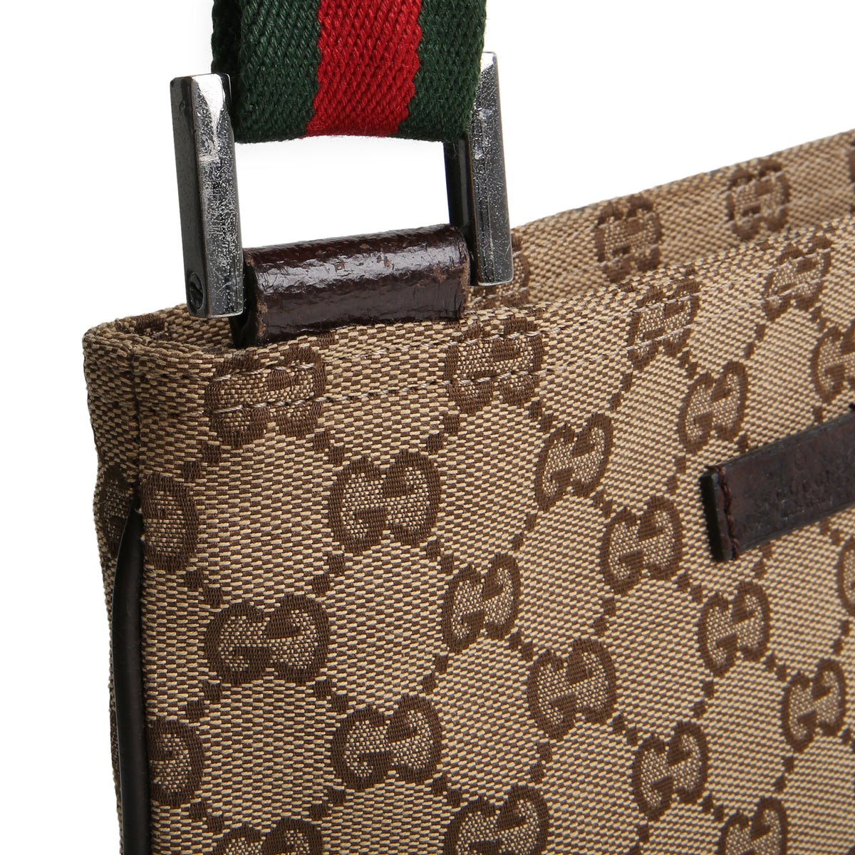 GUCCI GG Canvas Web Strap Messenger Bag OUTLET FINAL SALE