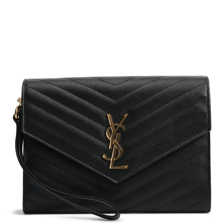SAINT LAURENT Cassandre Flap Wristlet
