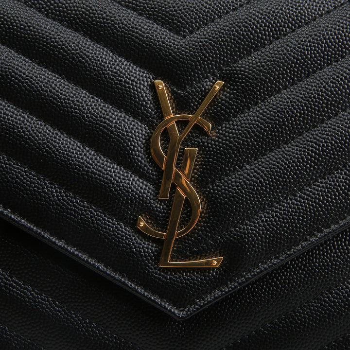 SAINT LAURENT Cassandre Flap Wristlet