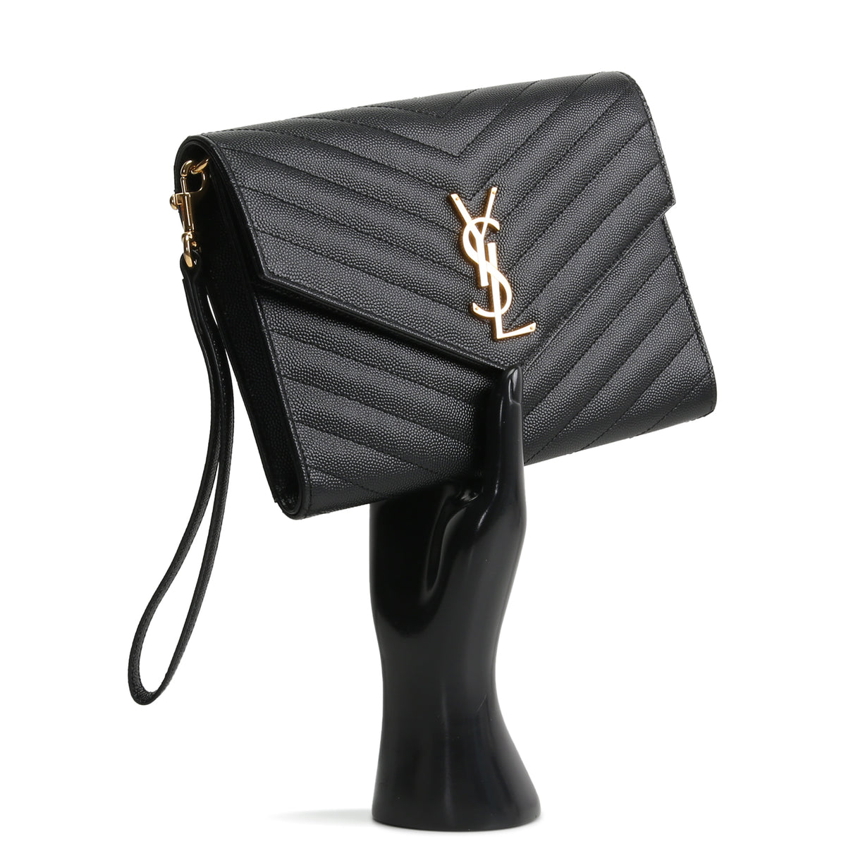 SAINT LAURENT Cassandre Flap Wristlet