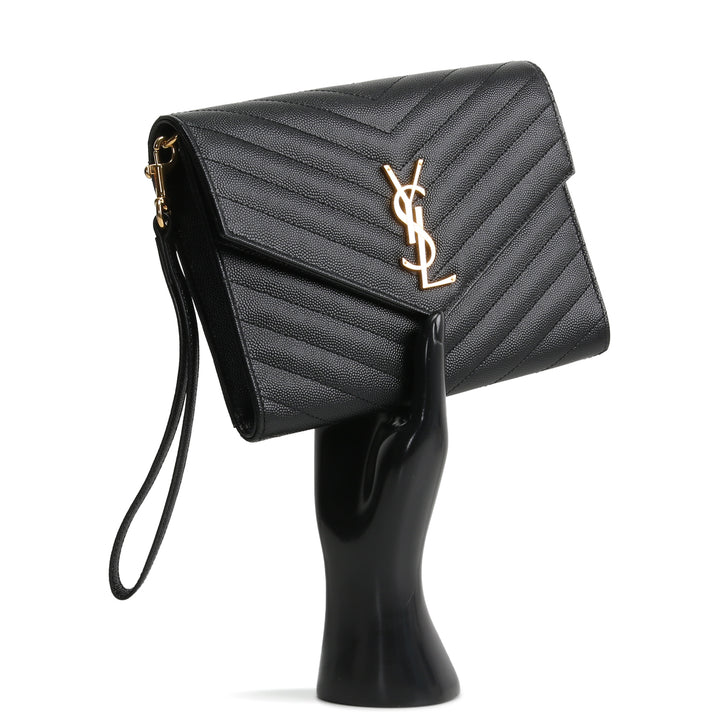SAINT LAURENT Cassandre Flap Wristlet