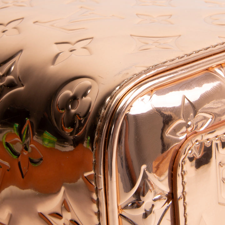 LOUIS VUITTON Monogram Vernis Miroir Speedy Bandouliere 25 - Copper