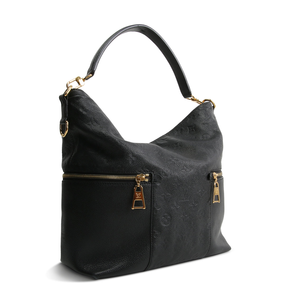 LOUIS VUITTON Monogram Empreinte Melie Hobo - Black OUTLET FINAL SALE