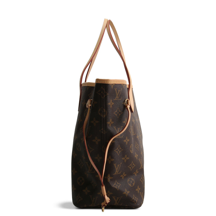 LOUIS VUITTON Monogram Neverfull MM w/ Pouch