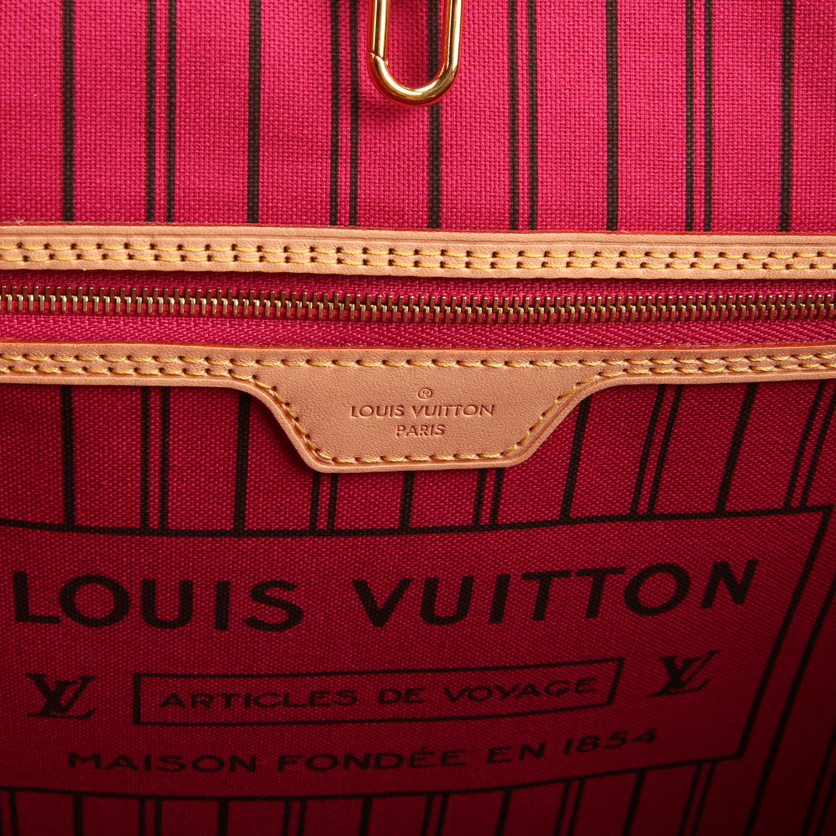 LOUIS VUITTON Monogram Neverfull MM w/ Pouch