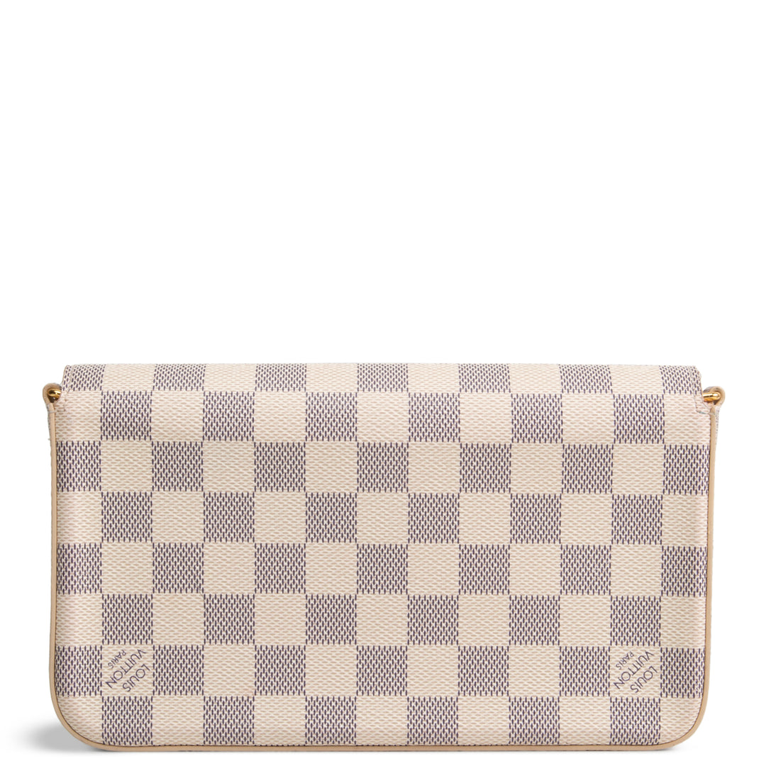 LOUIS VUITTON Damier Azur Felicie Pochette