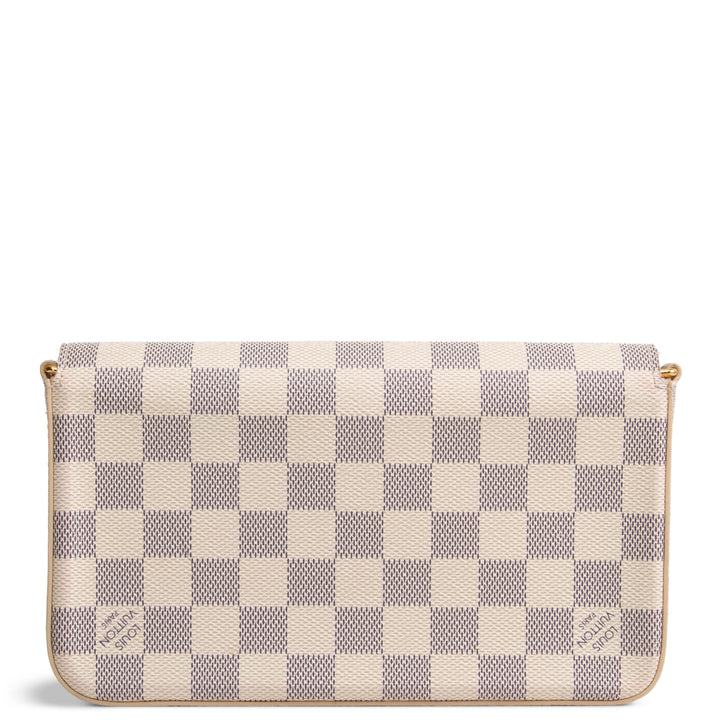 LOUIS VUITTON Damier Azur Felicie Pochette