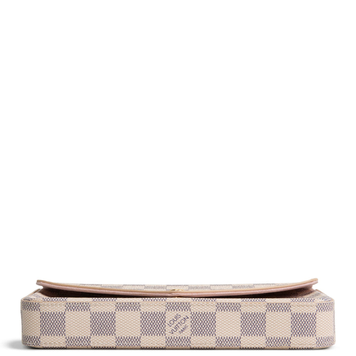 LOUIS VUITTON Damier Azur Felicie Pochette
