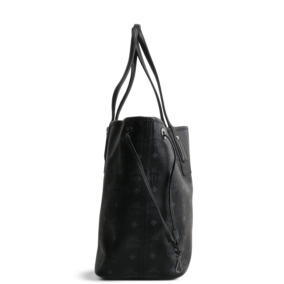MCM Black Reversible Liz Tote Visetos - No Pouch